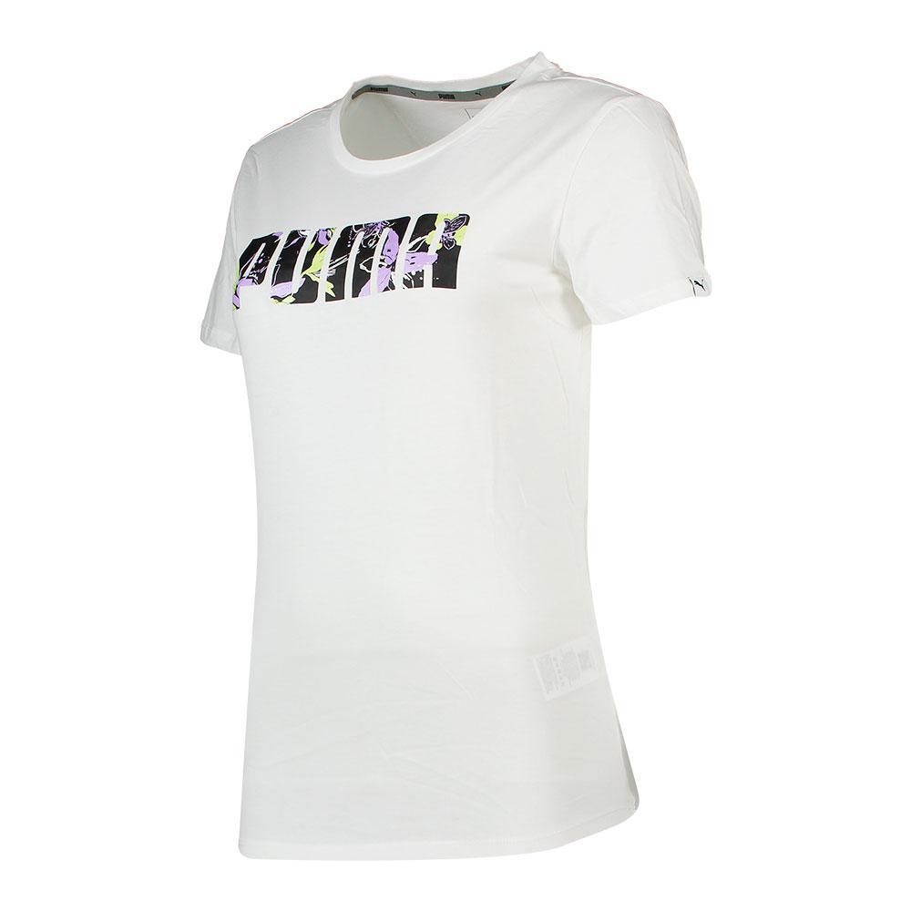 White Puma Logo - Puma Select Flower Logo Puma White, T Shirts Puma Select, Fashion