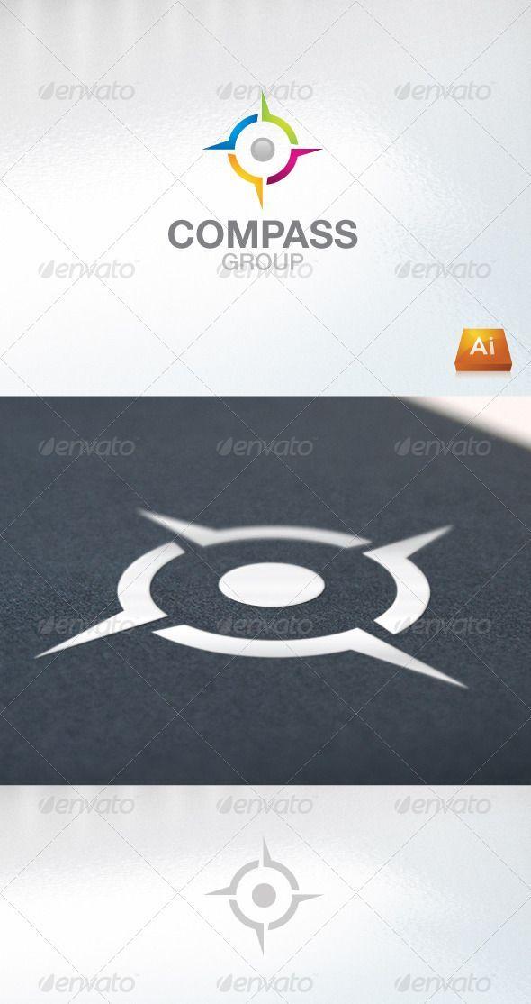 Compass Group Logo - Pin by Bashooka Web & Graphic Design on Logo Template & Design ...