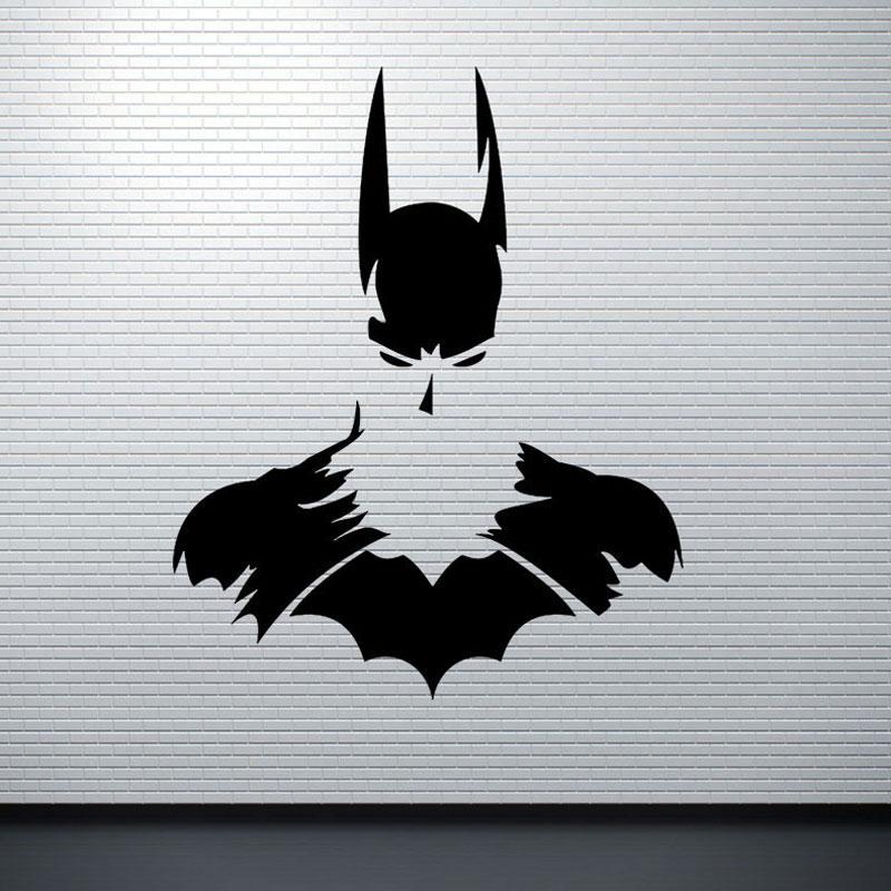New Batman Logo - New Batman SUPERHERO Vinyl Wall Art Sticker Poster Wallpaper ...