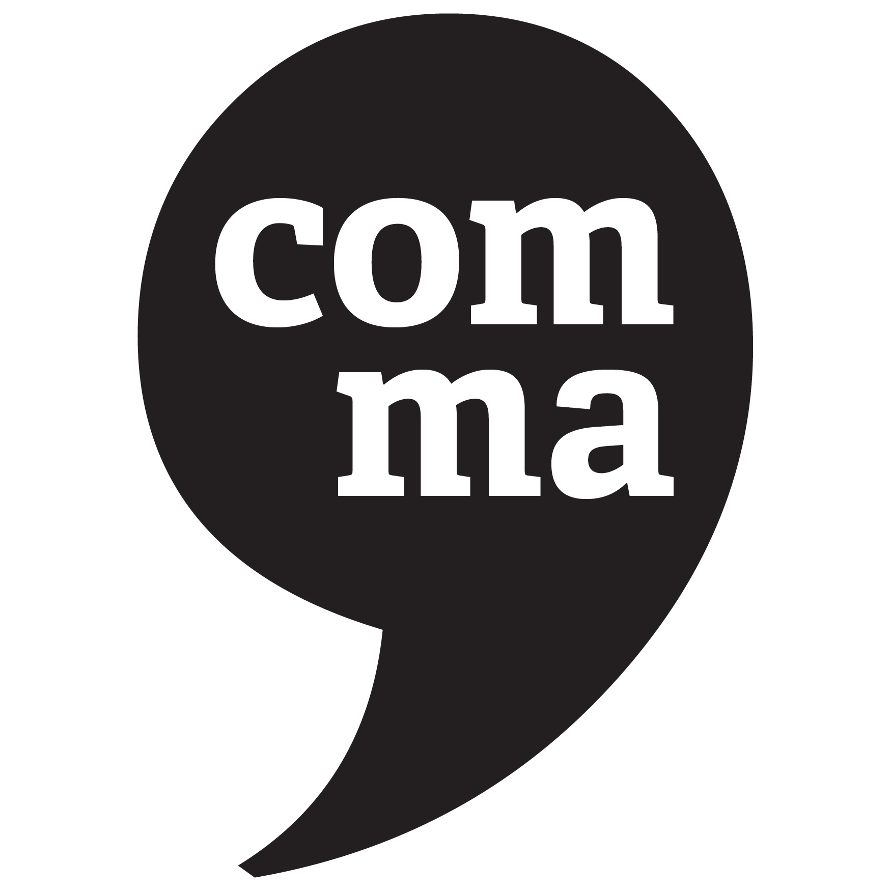 Comma Logo - The Comma logo Russell. Logo