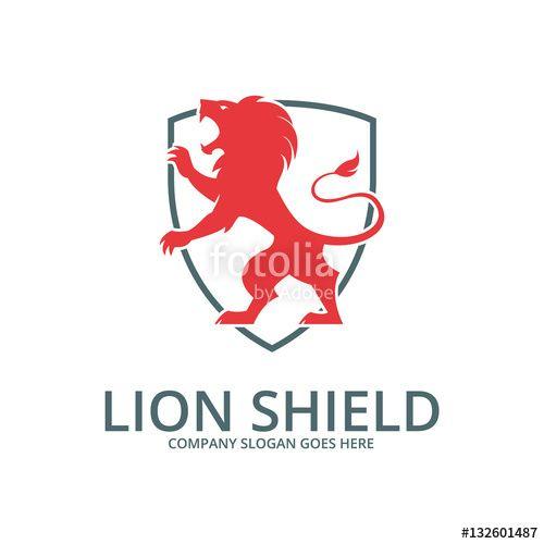 Lion Shield Logo - Lion Shield Logo. Stock Image And Royalty Free Vector Files