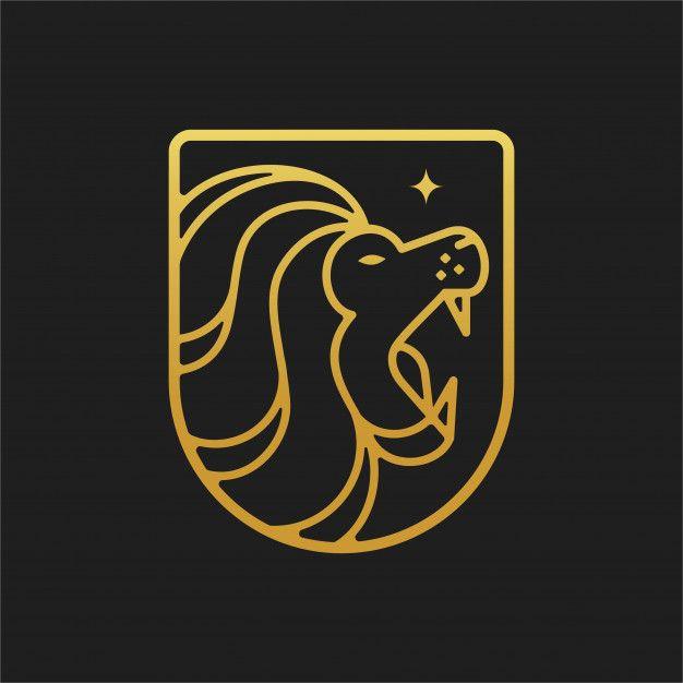 Lion Shield Logo - Lion shield logo illustration Vector | Premium Download