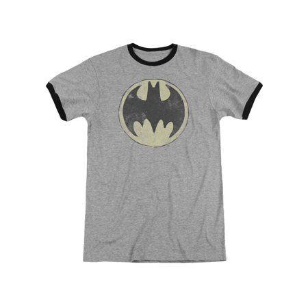 Walmart Old Logo - Batman Time Logo Ringer T Shirt