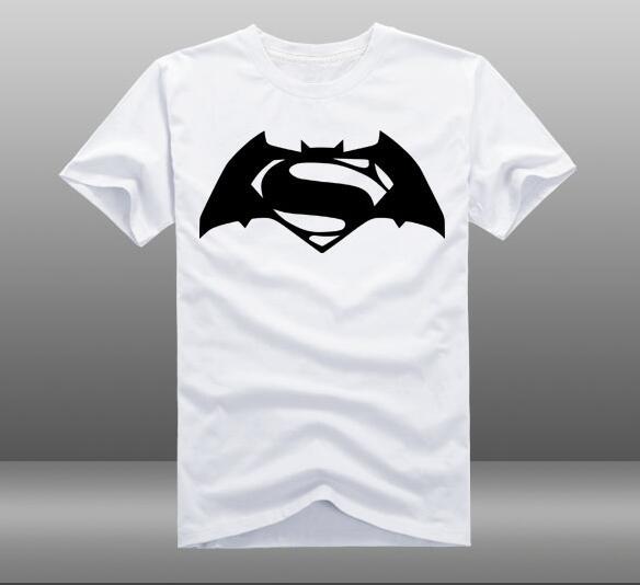 New Batman Logo - New Batman vs Superman t shirt Super Heroes T shirts Batman logo ...