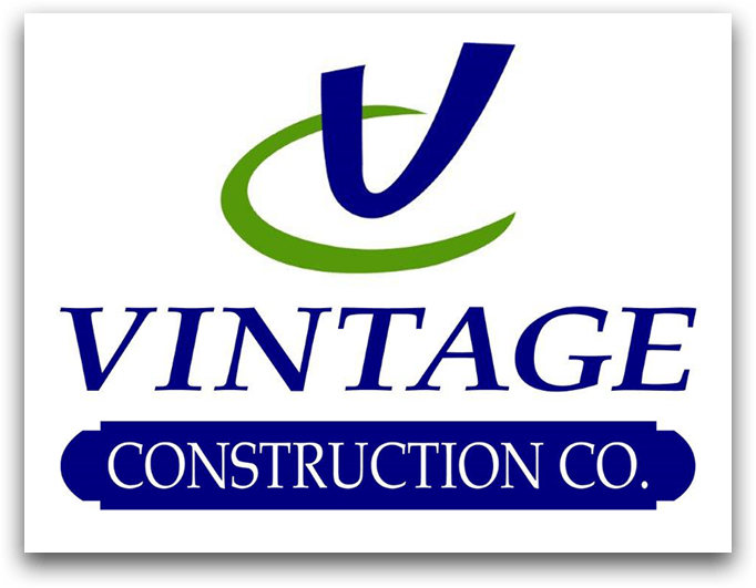 Vintage Construction Logo - Home Construction Company