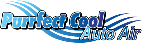 Automotive Air Conditioning Logo - Purrfect Cool Auto Air. Car air conditioning service including car