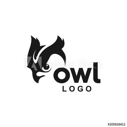 Owl Head Logo - Owl head logo animal modern icon bird creative design this