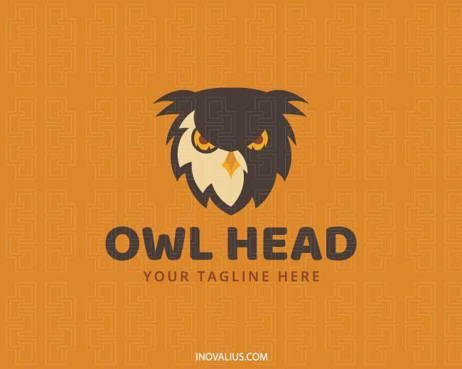 Owl Head Logo - Owl Head Logo Design | Inovalius