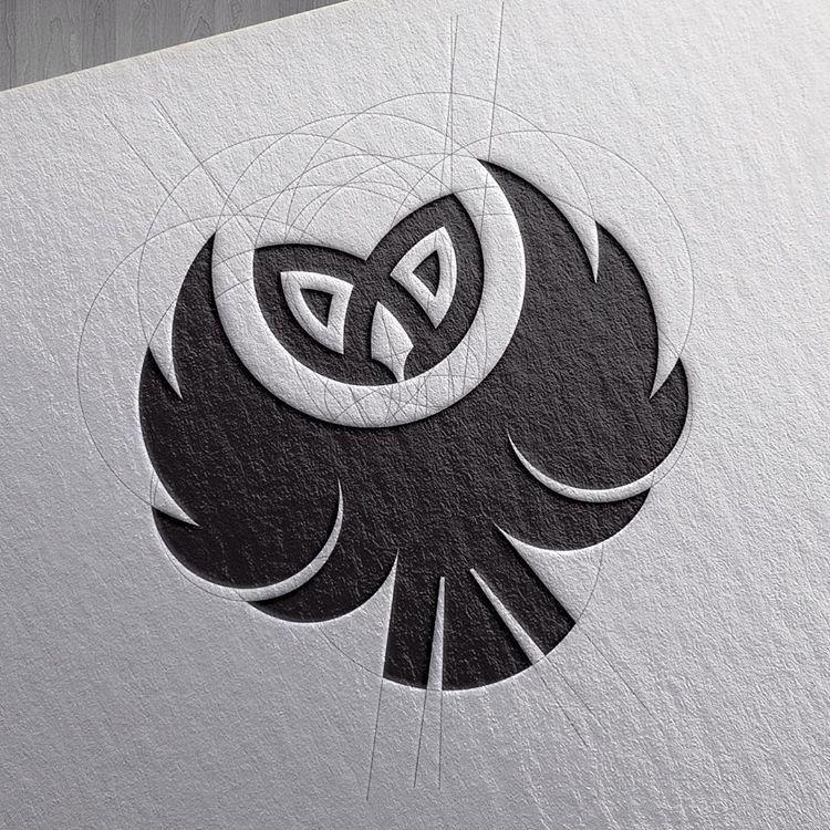 Owl Head Logo - owl head branding logo design by goran jugovic 10