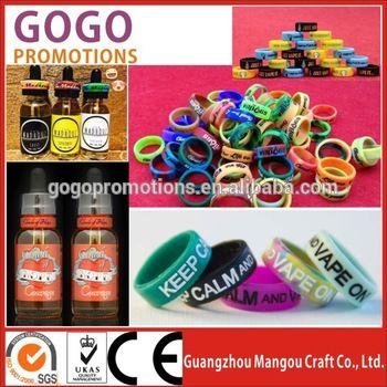 Custom Vape Logo - Custom Logo Graphics Vape Band Silicon O Ring Elastic Silicone Band