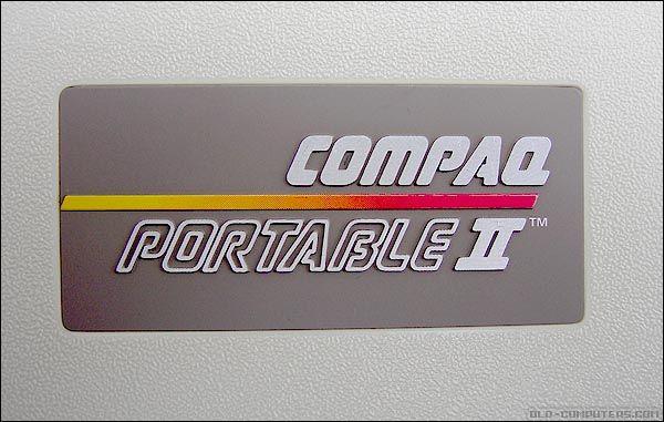 Old Compaq Logo - OLD-COMPUTERS.COM Museum ~ Compaq Portable II pictures