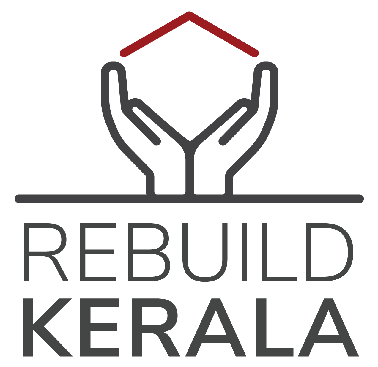 Rebuild White Logo - TBI Rebuild Kerala Logo Final Better India