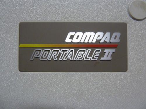 Old Compaq Logo - Compaq Portable III Model 2650 Vintage Old Collectible Portable