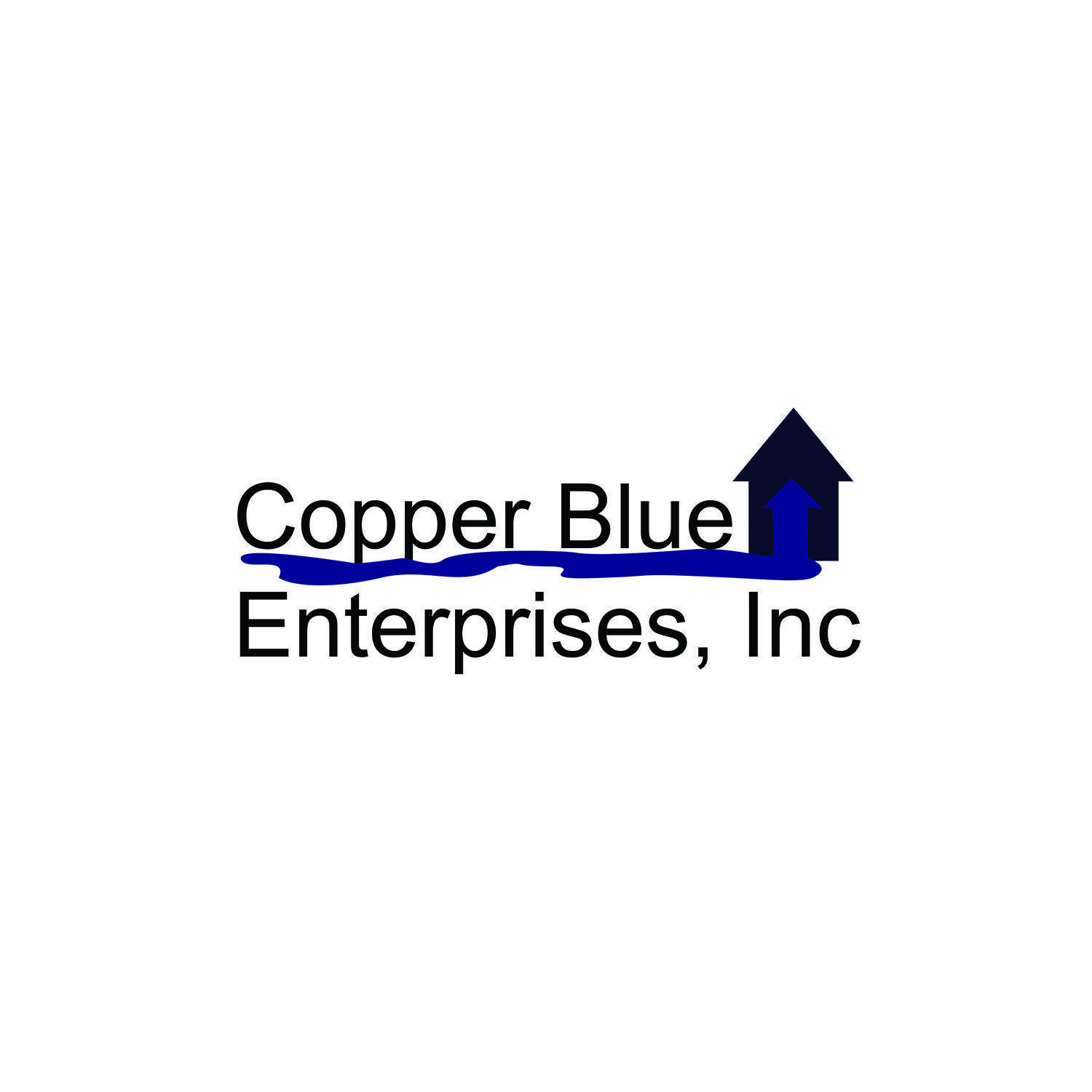 Rebuild White Logo - Serious, Professional, Investment Logo Design for Copper Blue