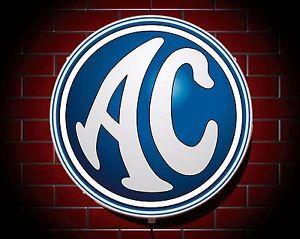 AC Cobra Logo - AC COBRA LED 600mm ILLUMINATED GARAGE WALL LIGHT BADGE SIGN LOGO MAN ...