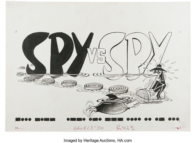 Black Spy Logo - Antonio Prohias - Mad #70, 