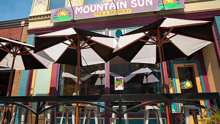 Mountains and Sun Restaurant Logo - Mountain Sun Pub and Brewery. Boulder. Brewpub