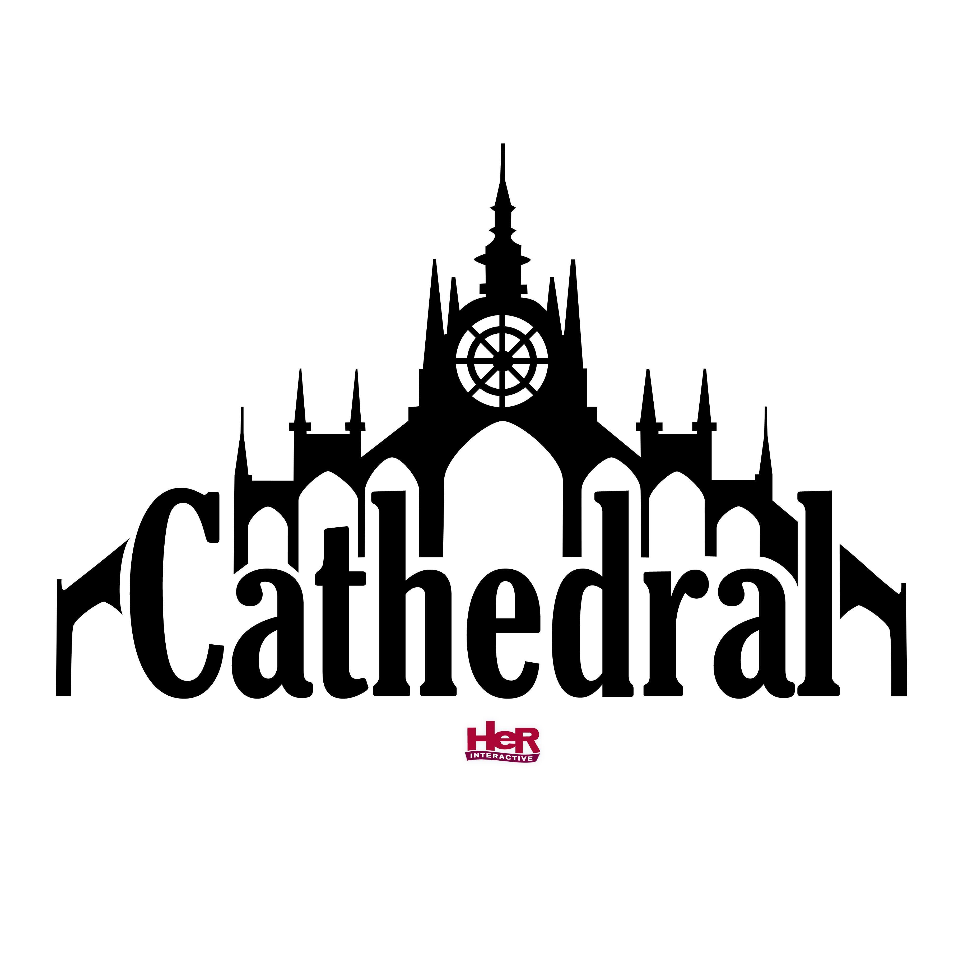 Cathedral Logo - Nancy Drew: The Silent Spy. Cathedral logo in black. #NancyDrew ...