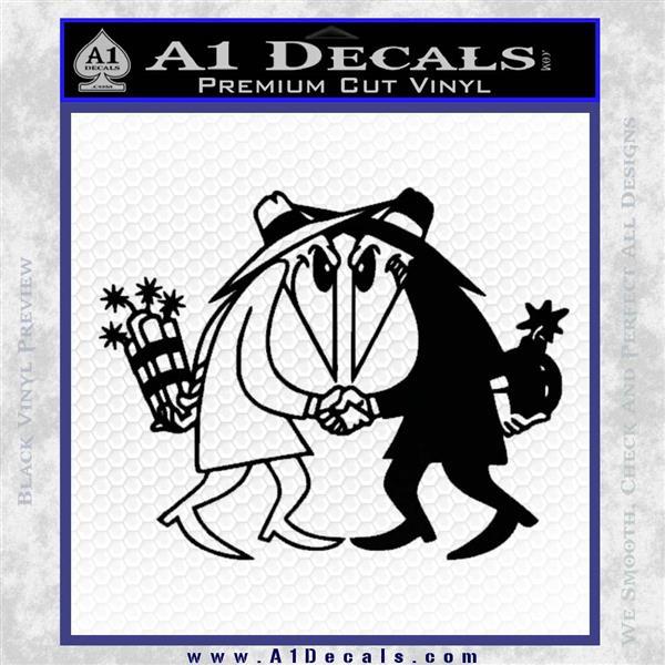 Black Spy Logo - Spy vs Spy Vinyl Decal Sticker A1 Decals