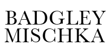 Badgley Mischka Logo - Badgley-mischka-logo – Mountain Lumber Company