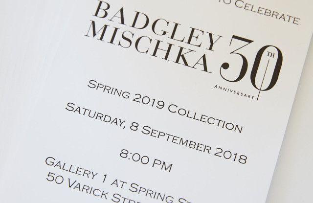 Badgley Mischka Logo - Watch the Badgley Mischka Spring 2019 NYFW Show Live on WWD – WWD