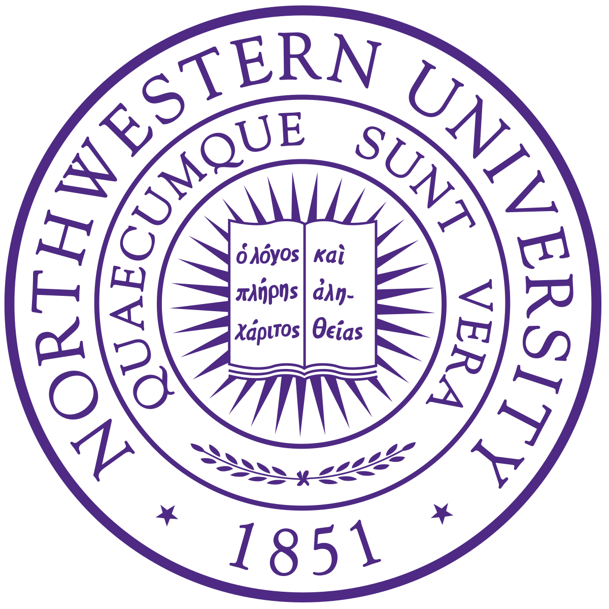 Northwestern U Logo - Northwestern University