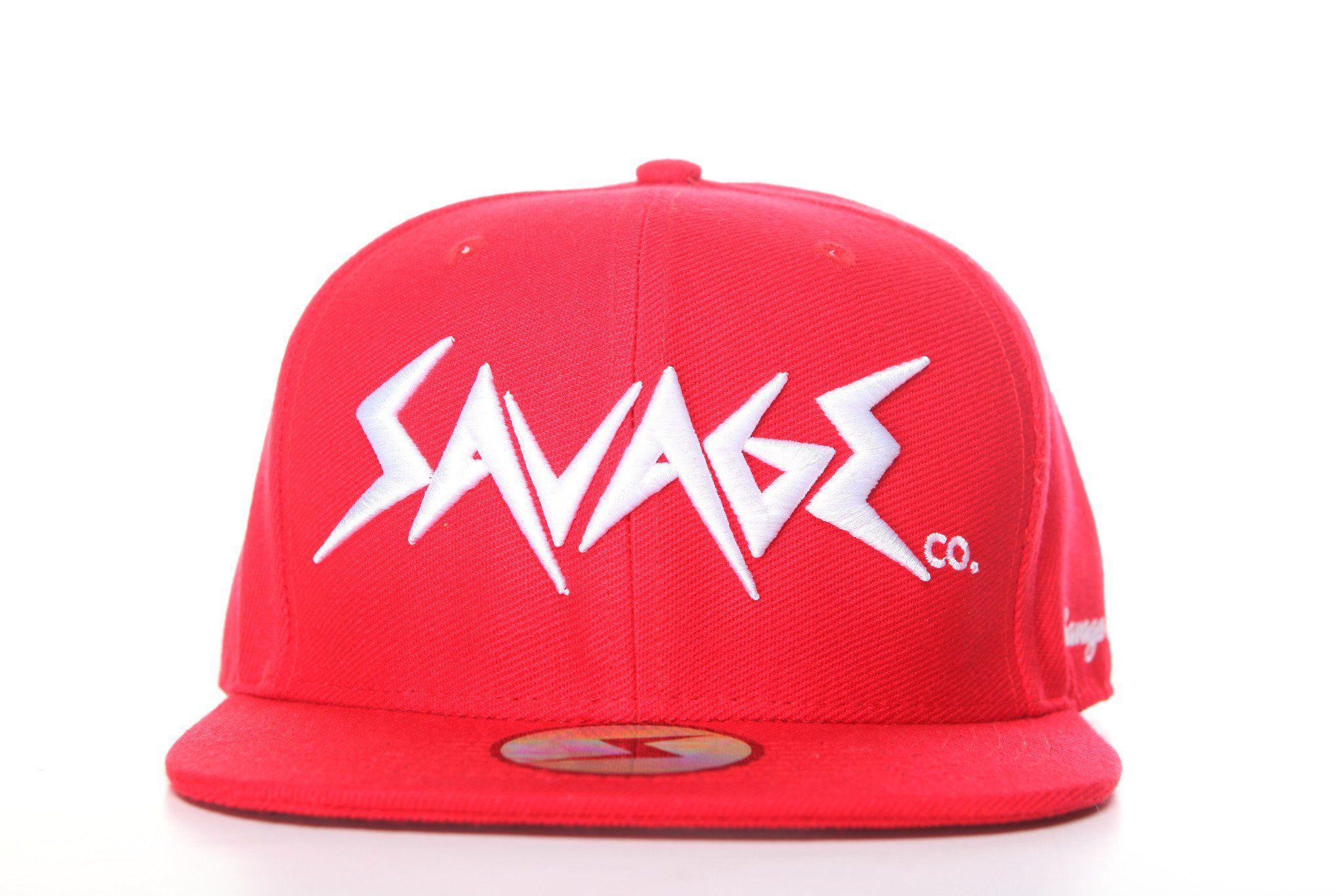 Red Savage Logo - Savage Logo Snapback Red – The Company Savage