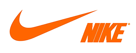 nike orange swoosh logo