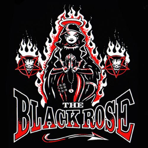 Black Rose Logo - Blackrose Clothing Promo Gothic Nun Girls T`shirt - Black Rose