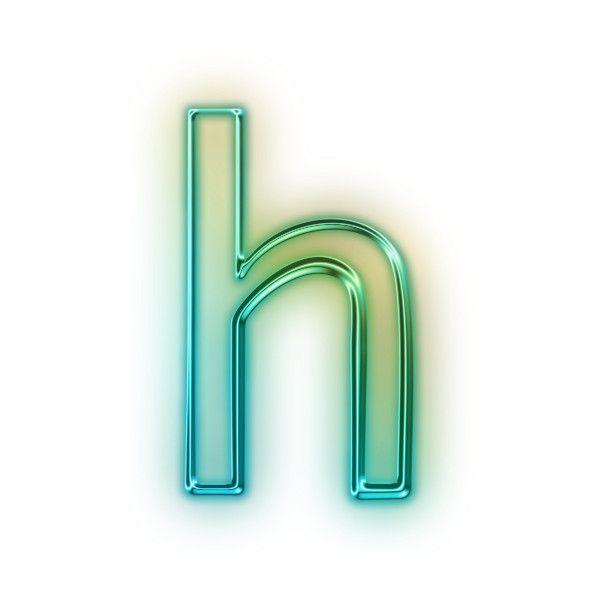 Green H Logo - Download Free Letter H Glowing Green Neon Icon ~ Icons Etc. ❤ liked ...