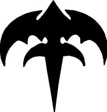 Queensryche Logo - Queensryche Logo Vinyl Decal 4- 3x3 Bat Cross | eBay