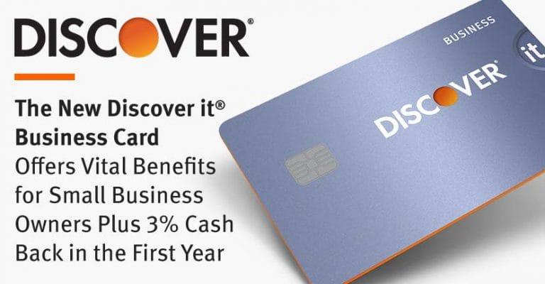 New Discover Credit Card Logo - The New Discover it® Business Card Offers Vital Benefits for Small ...