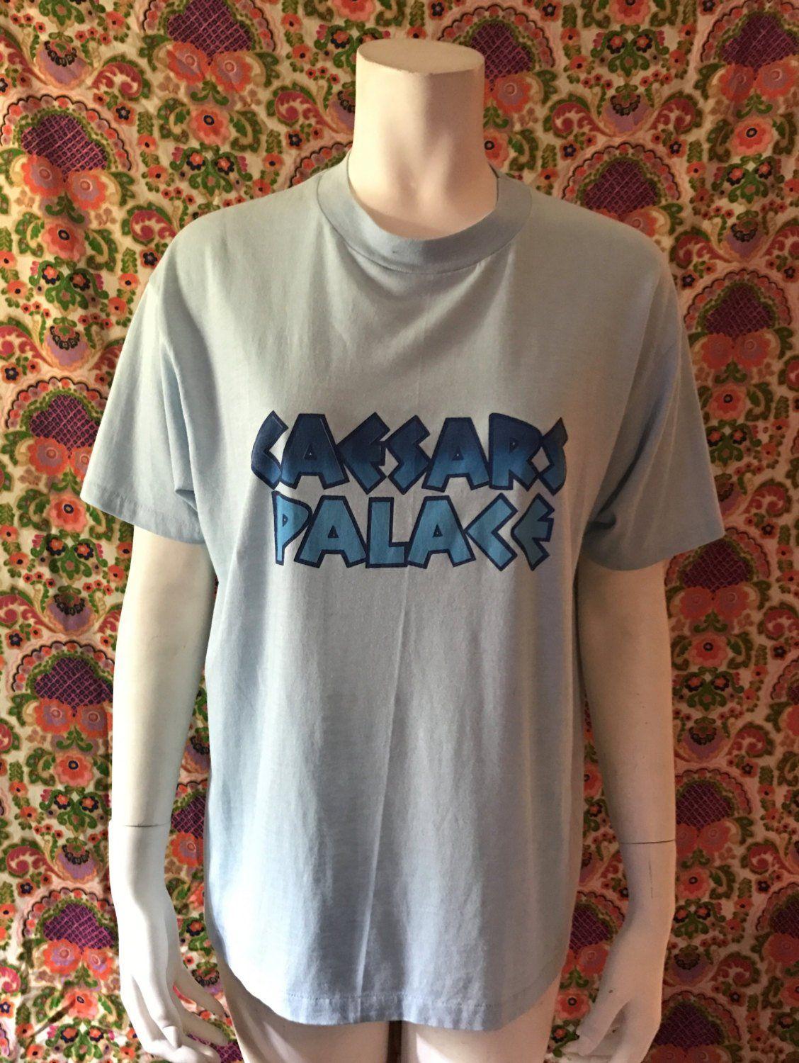 Casesar Palace Shirts Logo - Vintage Caesars Palace T Shirt PAPER THIN! E10190947034005635M