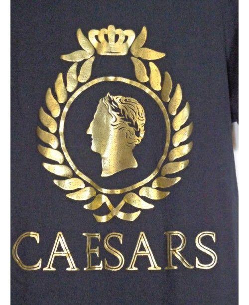 Casesar Palace Shirts Logo - Fashion England Vintage 80s Caesars Palace Gold Foil Logo Print T