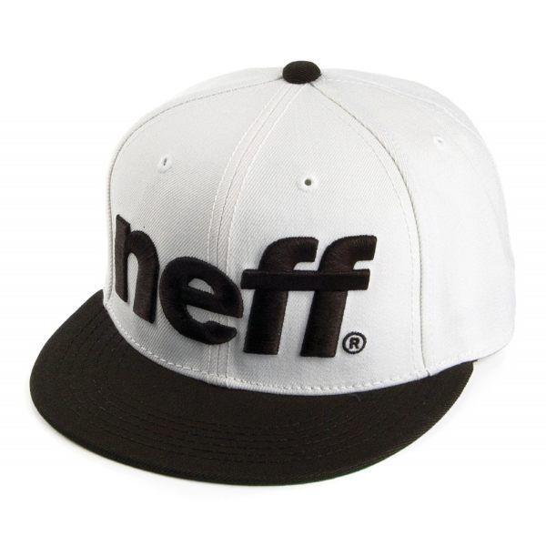 Neff with Hat Logo - Neff Hats Sport Snapback Cap - White/Black Fashion