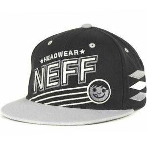 Neff with Hat Logo - Neff Headwear Sporty Snapback Angled Name Suckerface Logo 2-Tone Cap ...