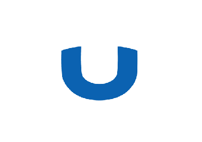 White And Blue U Logo - Logodix