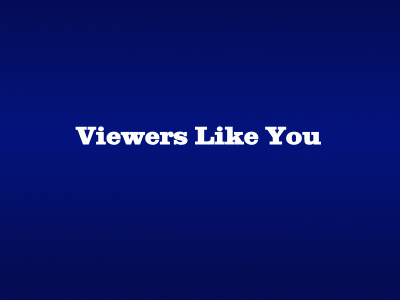 Viewers Like You Logo - LogoDix