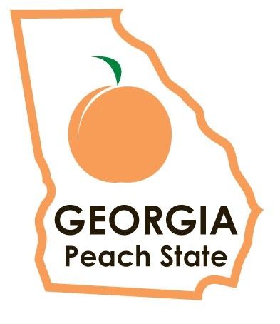 State of Georgia Peach Logo - LogoDix