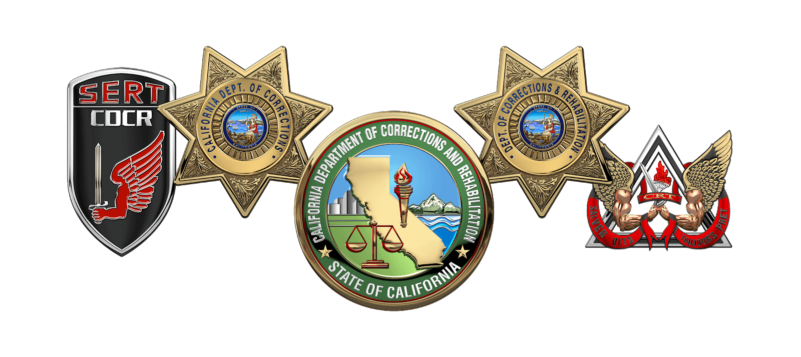 CDCR Logo - Military Insignia 3D : California Department of Corrections and ...